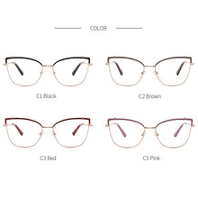 Load image into Gallery viewer, Optical Glasses Frame Women New Fashion Vintage Cat Eye Prescription Eyeglasses Women Myopia Spectacle Eyewear MG3574