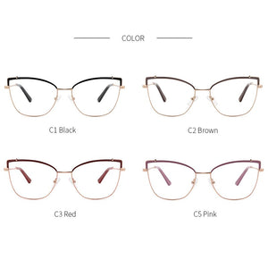 Optical Glasses Frame Women New Fashion Vintage Cat Eye Prescription Eyeglasses Women Myopia Spectacle Eyewear MG3574