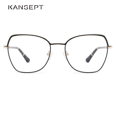 KANSEPT Women Cat Eye Prescription Glasses Frame Vintage Optical Eyeglasses Women Myopia Eyewear 2023 MG3683