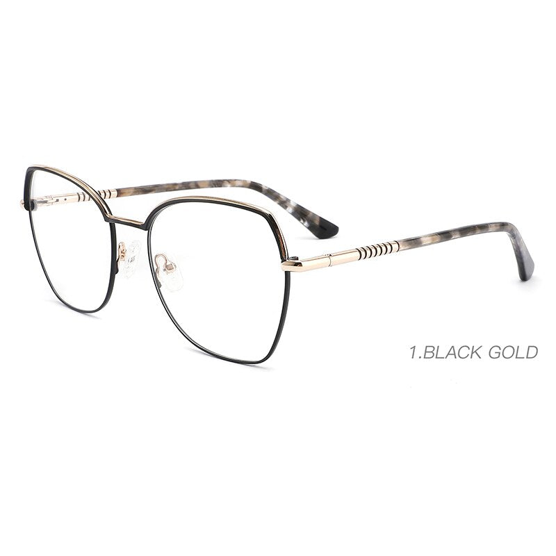 KANSEPT Women Cat Eye Prescription Glasses Frame Vintage Optical Eyeglasses Women Myopia Eyewear 2023 MG3683