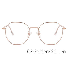 Load image into Gallery viewer, KANSEPT Women Glasses Frame Ins Popular Women Optical Brand Design Eye Glasses Frame Rose Gold Eyewear