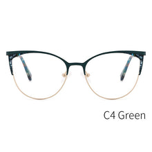 Load image into Gallery viewer, KANSEPT Women Glasses Frame Purple Cat Eye Women Optical Eye glasses frame 2023 Brand Design