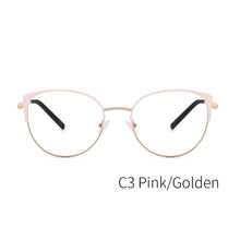 Load image into Gallery viewer, KANSEPT Women Glasses Frames Cat Eye Optical Myopia Eyeglasses Frame Brand Design For Women Eyewear #YC-8031
