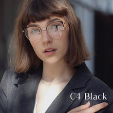 Load image into Gallery viewer, KANSEPT Women Glasses Frames Cat Eye Optical Myopia Eyeglasses Frame Brand Design For Women Eyewear #YC-8031