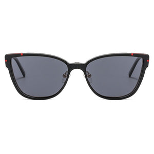 KANSEPT Women Metal 2 In 1 Style Magnetic Polarizing Sunglasses Clip Set Cat Eye Fashionable Spectacle Frame