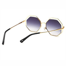 Load image into Gallery viewer, KAPELUS Bicircle Hollow-Out Metal Leopard Print Sunglasses Women&#39;s Sunglasses