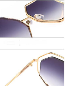 KAPELUS Bicircle Hollow-Out Metal Leopard Print Sunglasses Women's Sunglasses