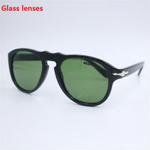 Carica l'immagine nel visualizzatore di Gallery, KAPELUS Brand sunglasses   brown sunglasses Dark green glass lens sunglasses UV protection 400 sunglasses