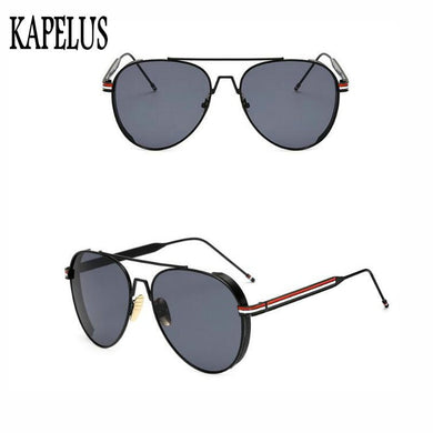 KAPELUS Classic Men's Polarized Sunglasses Men's Metal Thick Edge Sunglasses Thom UV 400 Sunglasses