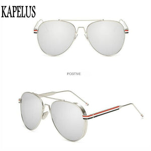 KAPELUS Classic Men's Polarized Sunglasses Men's Metal Thick Edge Sunglasses Thom UV 400 Sunglasses