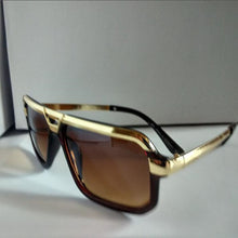 Carica l'immagine nel visualizzatore di Gallery, KAPELUS Sunglasses Brand Sunglasses for men and women Metallic gold  Sunglasses   glasses shine the sun on sunglasses