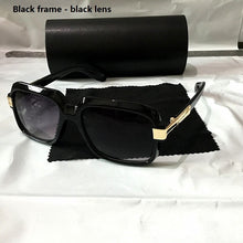 Load image into Gallery viewer, KAPELUS  sunglasses Clear square sunglasses  Retro flat mirror student glasses Contains a black leather box