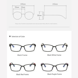 KATELUO 2023 Unisex Computer Goggles Anti Blue Light Laser Fatigue Radiation-resistant Glasses Eyeglasses Frame for Women/Men