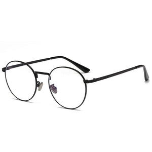 KATELUO Occhiali per Computer Occhiali Rotondi Anti Blu Laser Ray Affaticamento Resistente alle Radiazioni UV400 Occhiali Telaio Occhiali 1001 