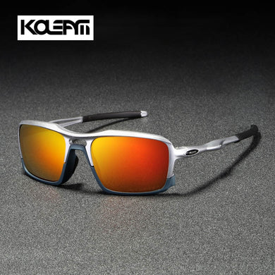 KDEAM 2023 Square Sunglasses TR90 Frame Men Polarized Sport  Eyewear Comfortable silicone non-slip UV400 5 Colors KD222
