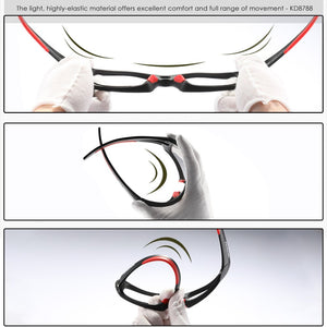 KDEAM 2023 High-End Sports Goggles TR90 Polarized Sunglasses Men Hiking Fishing Sun Glasses With Zipper Case