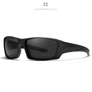 KDEAM 2023 High-End Sports Goggles TR90 Polarized Sunglasses Men Hiking Fishing Sun Glasses With Zipper Case