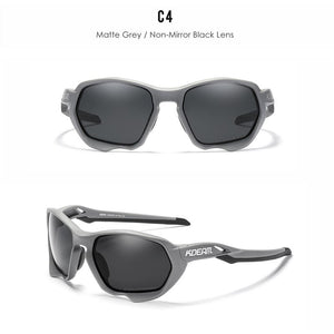 KDEAM 2023 Italian Design TR90 Polarized Sunglasses Men Women Goggles Safety Gafas de sol UV400 Dropshiping Unbreakable