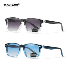 Load image into Gallery viewer, KDEAM All Matching Square Polarized Sunglasses For Men Women TR90 Material Frame Spring Hinges KD398