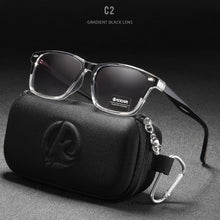 Load image into Gallery viewer, KDEAM All Matching Square Polarized Sunglasses For Men Women TR90 Material Frame Spring Hinges KD398