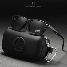 Load image into Gallery viewer, KDEAM All Matching Square Polarized Sunglasses For Men Women TR90 Material Frame Spring Hinges KD398