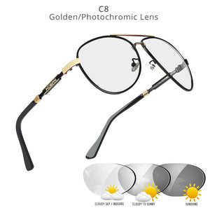 KDEAM Cat.3 Polarized Sunglasses Men Pilot 62mm Lens Designer Driving Sun Glasses with Zipper Case