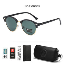 Load image into Gallery viewer, KDEAM Classic Design Round Sunglasses Men Women Polarized Mirror Glasses Protective Box Included CE