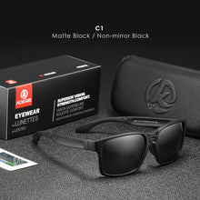Load image into Gallery viewer, KDEAM Clear View Mirror Men&#39;s Sunglasses TR90 Frame with Elastic Rubber Cover Polarized Sunglasses Sport oculos de sol KD503