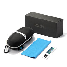 Load image into Gallery viewer, KDEAM Comfort Soft Black Men Polarized Sunglasses TR90 Material Spring Hinges Driving Glasses Male Category 3