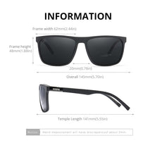 Load image into Gallery viewer, KDEAM Comfort Soft Black Men Polarized Sunglasses TR90 Material Spring Hinges Driving Glasses Male Category 3