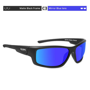 KDEAM  Polarized Floating Sunglasses TPX Nylon UV400 Men Women Gafas de sol Swimming Shades Glasses Beach Travelling