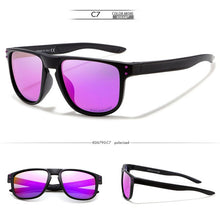 Carica l&#39;immagine nel visualizzatore di Gallery, KDEAM Durable Lightweight Polarized Sunglasses All-fit Size Sun Glasses Men Coating Lens Minimize Glare Hard Case included