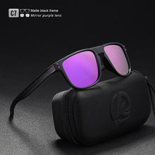 Load image into Gallery viewer, KDEAM Durable Lightweight Polarized Sunglasses All-fit Size Sun Glasses Men Coating Lens Minimize Glare Hard Case included