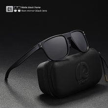 Load image into Gallery viewer, KDEAM Durable Lightweight Polarized Sunglasses All-fit Size Sun Glasses Men Coating Lens Minimize Glare Hard Case included
