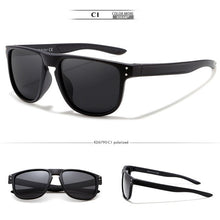 Carica l&#39;immagine nel visualizzatore di Gallery, KDEAM Durable Lightweight Polarized Sunglasses All-fit Size Sun Glasses Men Coating Lens Minimize Glare Hard Case included