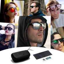 Load image into Gallery viewer, KDEAM Durable Lightweight Polarized Sunglasses All-fit Size Sun Glasses Men Coating Lens Minimize Glare Hard Case included