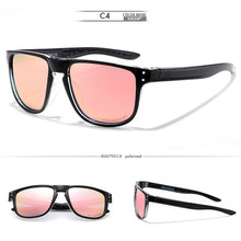 Carica l&#39;immagine nel visualizzatore di Gallery, KDEAM Durable Lightweight Polarized Sunglasses All-fit Size Sun Glasses Men Coating Lens Minimize Glare Hard Case included