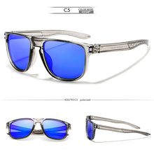 Carica l&#39;immagine nel visualizzatore di Gallery, KDEAM Durable Lightweight Polarized Sunglasses All-fit Size Sun Glasses Men Coating Lens Minimize Glare Hard Case included
