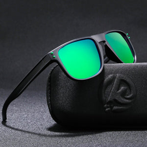 KDEAM Durable Lightweight Polarized Sunglasses All-fit Size Sun Glasses Men Coating Lens Minimize Glare Hard Case included