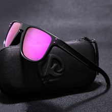 Carica l&#39;immagine nel visualizzatore di Gallery, KDEAM Durable Lightweight Polarized Sunglasses All-fit Size Sun Glasses Men Coating Lens Minimize Glare Hard Case included