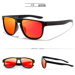 KDEAM Durable Lightweight Polarized Sunglasses All-fit Size Sun Glasses Men Coating Lens Minimize Glare Hard Case included