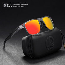Load image into Gallery viewer, KDEAM Durable Lightweight Polarized Sunglasses All-fit Size Sun Glasses Men Coating Lens Minimize Glare Hard Case included