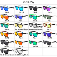 Load image into Gallery viewer, KDEAM  Fashion Plastic Square Polarized Sunglasses Man Classic Brand Design Shades Sport Mirror UV400 Sunglass With Box