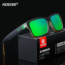 Load image into Gallery viewer, KDEAM For Men Polarized Sunglasses Sport Crazy Colors Sun Glasses Elmore Blocking-UV Shades With Box