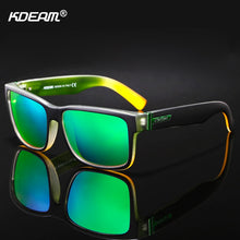 Load image into Gallery viewer, KDEAM For Men Polarized Sunglasses Sport Crazy Colors Sun Glasses Elmore Blocking-UV Shades With Box