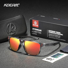 Load image into Gallery viewer, KDEAM Glare Filtering HD Polarized Sunglasses For Men Elegance Crystal Frame Mirror Sun Glasses Women Exceptional Clarity