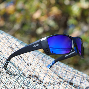 KDEAM Occhiali da sole TR90 leggeri ma resistenti da uomo polarizzati e protezione UV al 100% Occhiali da sole sportivi Sistema di ventilazione a tre fori 