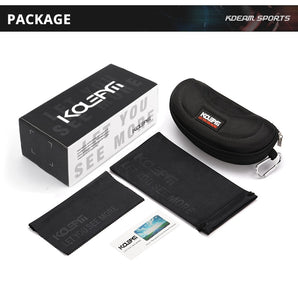 KDEAM Occhiali da sole TR90 leggeri ma resistenti da uomo polarizzati e protezione UV al 100% Occhiali da sole sportivi Sistema di ventilazione a tre fori 