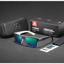 Load image into Gallery viewer, KDEAM Long lasting 100% UV Protection Men Sunglasses Polarized Rectangle Shades 8 Layers Coating Sun Glasses Polarization