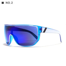 Load image into Gallery viewer, KDEAM Men Oversize Sunglasses 2023 Summer Big size Frame Brand Designer Women Metal Hinges Oculos De Sol UV400 With Case